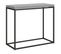 Console Extensible Portefeuille 90x45/90 Cm Nordica Libra Ciment Cadre Anthracite