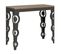 Console Extensible 90x40/300 Cm Karamay Evolution Chêne Nature Cadre Anthracite