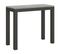 Console Extensible 90x40/196 Cm Everyday Small Evolution Ciment Cadre Anthracite
