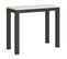 Console Extensible 90x40/300 Cm Everyday Evolution Frêne Blanc Cadre Anthracite