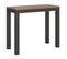 Console Extensible 90x40/300 Cm Everyday Evolution Chêne Nature Cadre Anthracite