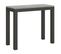 Console Extensible 90x40/300 Cm Everyday Evolution Ciment Cadre Anthracite