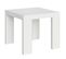 Table Extensible 90x90/246 Cm Roxell Frêne Blanc