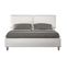 Lit Rembourré Sans Sommier 160x210 Similicuir Blanc Sleeper