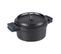 Cocotte Ronde En Fonte Émaillée 24cm Noir - 25925