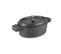 Cocotte Ovale En Fonte Émaillée 26cm Noir - 25933