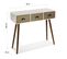 Meuble D'entrée Étroit Pour L’entrée Ou Couloir, Table Console Bourne 90x30x80,5cm,bois, Blanc