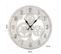 Horloge Murale Pour La Cuisine, Pendule Pour Salon Forster 60x4,5x60cm,bois, Blanc