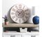 Horloge Murale Pour La Cuisine, Pendule Pour Salon Burkes 58x3x58cm,bois, Marron