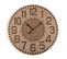 Horloge Murale Pour La Cuisine, Pendule Pour Salon Ashburton 58x3x58cm,bois, Marron