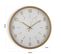 Horloge Murale Pour La Cuisine, Pendule Pour Salon Chatton 40x6x40cm,bois, Blanc