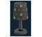 Table Lamp Stars Glow In The Dark Gray, 30 cm