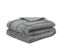 Couette Fibre Velvet 500gr Stripes Gris 260x270cm