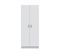 Armoire De Rangement Remi 2 Portes L73cm X H180cm - Blanc