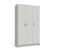 Armoire De Rangement Basile 3 Portes L108,8cm X H180 cm -  Blanc