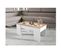 Table Basse Gotham Avec Plateau Relevable Et Rangement -  Blanc / Bois