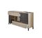 Buffet 2 Portes,  2 Tiroirs Et 1 Niche Effet Bois - L151 X H80 Cm