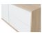 Meuble TV Amaya 2 Portes Et 2 Tiroirs L130 cm -  Blanc / Bois