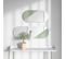 Lot De 2 Miroirs Ovales Herdasa Aire Vert 90x30x2 Cm Et 65x30x2 Cm