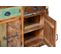 Buffet 3 Tiroirs Et 3 Portes En Bois Recyclé, Avec Étagères Intérieures.: 86x140x40 Cm