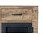 Buffet 2 Tiroirs Bois, Fer Marron 100x38x85cm - Bois-fer