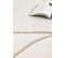 Tapis Intérieur 160x230 Cm Blanc Rectangulaire Diena Scandinave Avec Relief