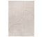 Tapis Intérieur 120x170 Cm Blanc Rectangulaire Diena Scandinave Avec Relief