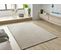 Tapis Intérieur 80x150 Cm Blanc Rectangulaire Zen Scandinave