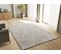 Tapis Intérieur 160x230 Cm Blanc Rectangulaire Sensation Géometrique