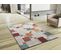 Tapis Intérieur 133x190 Cm Multicolore Rectangulaire Eider Géometrique