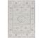 Tapis Extérieur 77x150 Cm Gris Rectangulaire Ballik Vintage