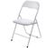 Chaise Pliable Brille Pate Blanc 45x44x78cm