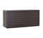 Coffre De Rangement Exterieur 280l En Pp 116x44x55cm Style Bois Marron