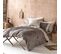 Housse De Couette Eider  Beige/gris/rose 200x200 Cm