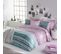 Housse De Couette Elyse  Rose/vert/bleu 260x240 Cm