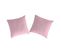 Taie D'oreiller Casual (2) Rose 80x80(2) Cm