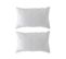 Lot De 2 Housses De Coussin Jacquard Dorya-b 30x50 Cm Blanc