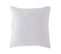 Lot De 2 Housses De Coussin Jacquard Tevere-b 50x50 Cm Blanc