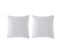 Lot De 2 Housses De Coussin Jacquard Tevere-b 50x50 Cm Blanc