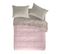 Housse De Couette Réversible En Coton Levira A-b 200x200 Cm Rose