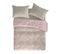 Housse De Couette Réversible En Coton Levira A-b 200x200 Cm Rose