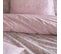 Housse De Couette Réversible En Coton Levira A-b 200x200 Cm Rose