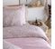 Housse De Couette Réversible En Coton Levira A-b 200x200 Cm Rose