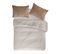 Housse De Couette Lin/coton Organic Ceylan 140x200 Cm Bois Clair