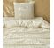 Housse De Couette Lin/coton Organic Kandy 155x220 Cm Beige