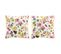 Lot 2 Housses Coussin En Coton Sella 50x50 Cm Multicolore