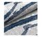 Tapis Bleu Peinture Abstrait Design Plat Jibra Bleu 140x200