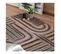 Tapis Multicolore Design Abstrait Plat Sonie Multicolore 160x230