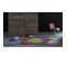 Tapis Moderne Abstrait Multicolore Plat Dianna Multicolore 80x150