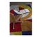 Tapis Multicolore Géométrique Plat Moderne Hendri Multicolore 200x290